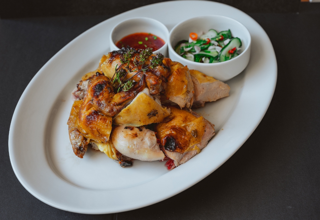 Roasted Whole Cornish Game Hen.