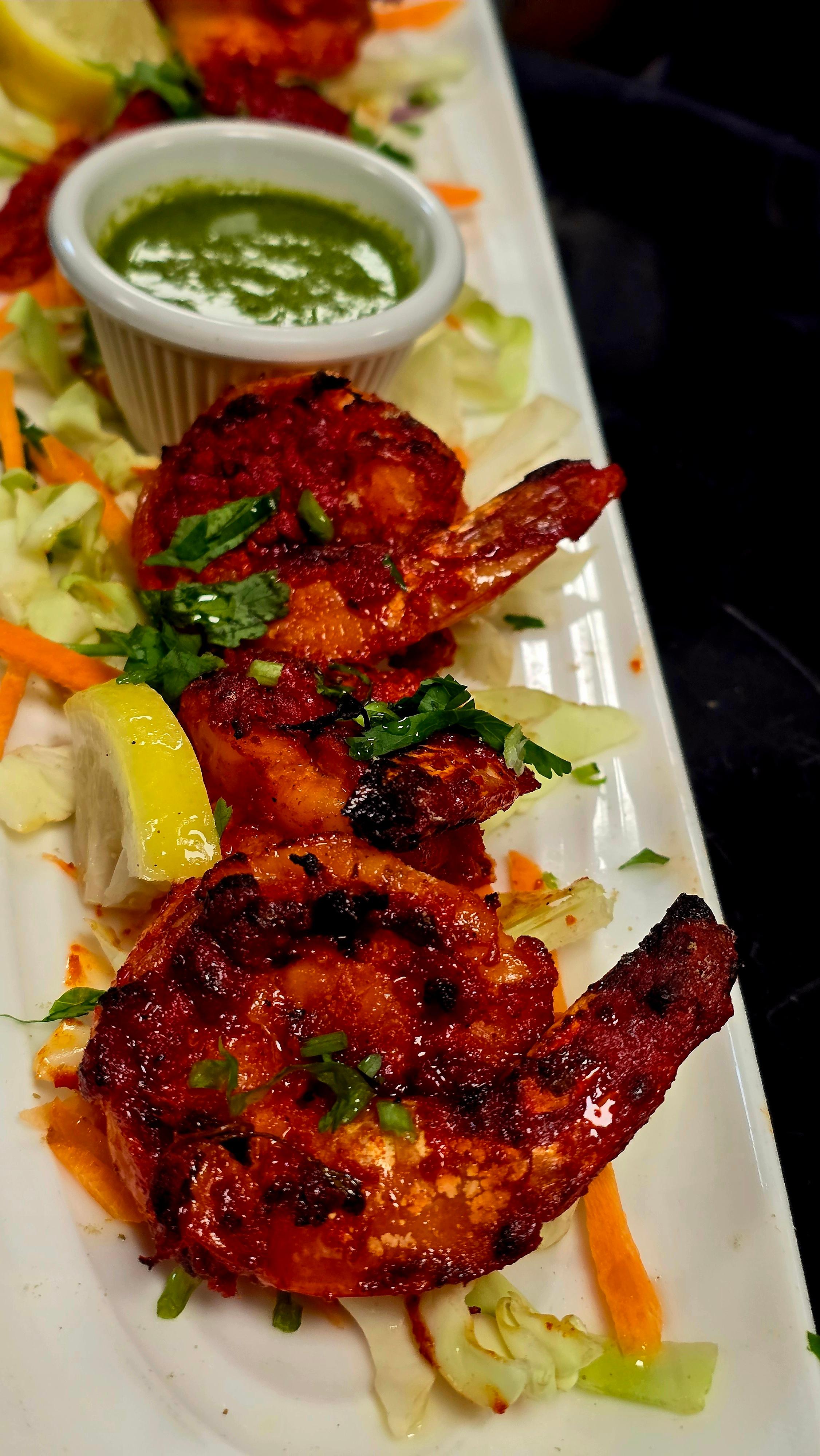 Tandoori Shrimp.