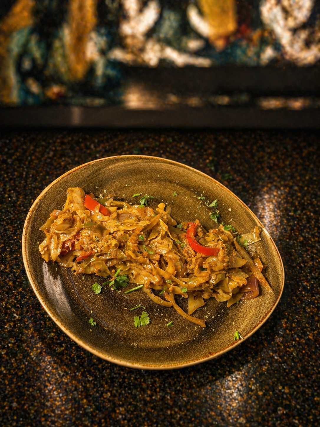 Curry Cabbage.