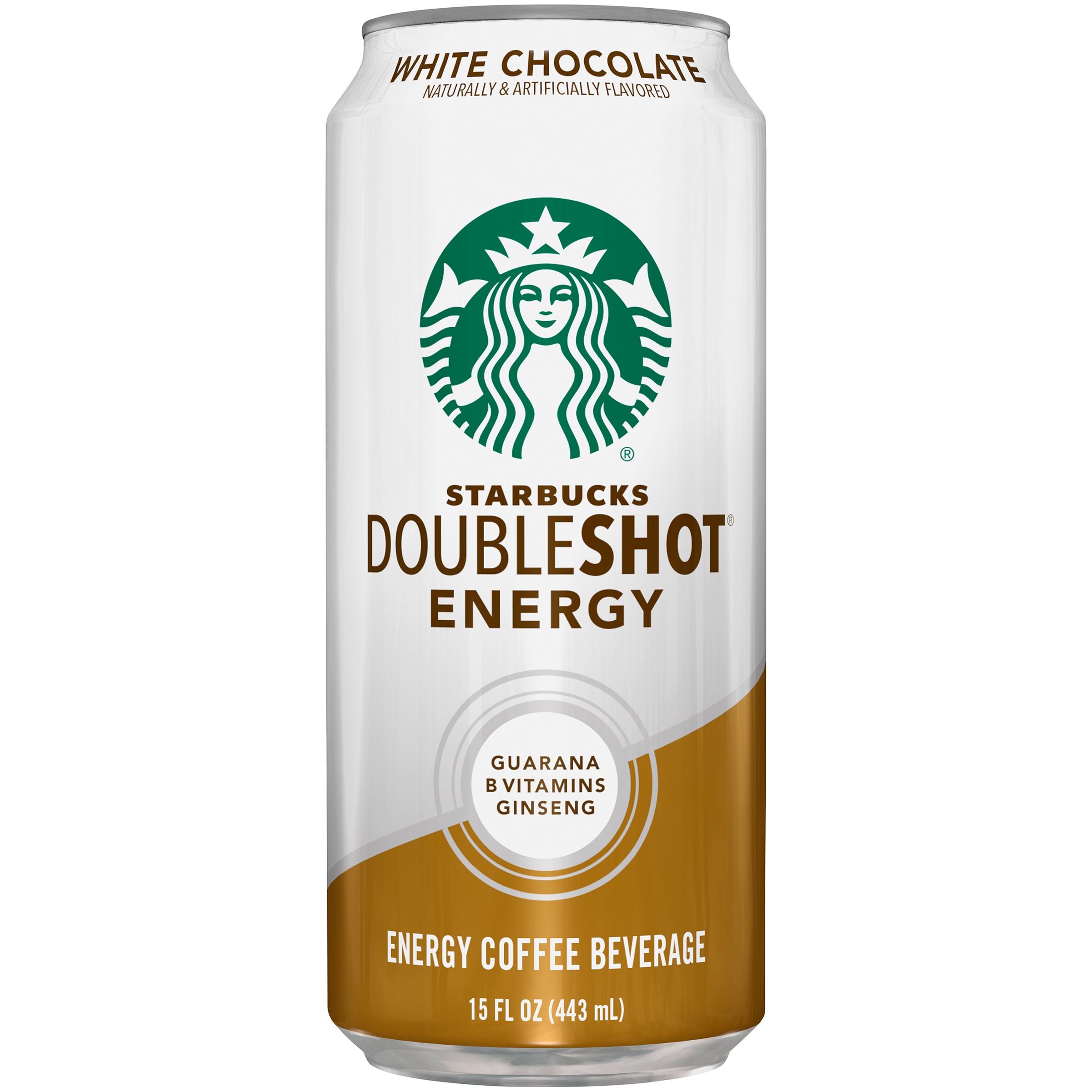 Starbucks Doubleshot, Energy, White Chocolate - 15 Fl Oz.