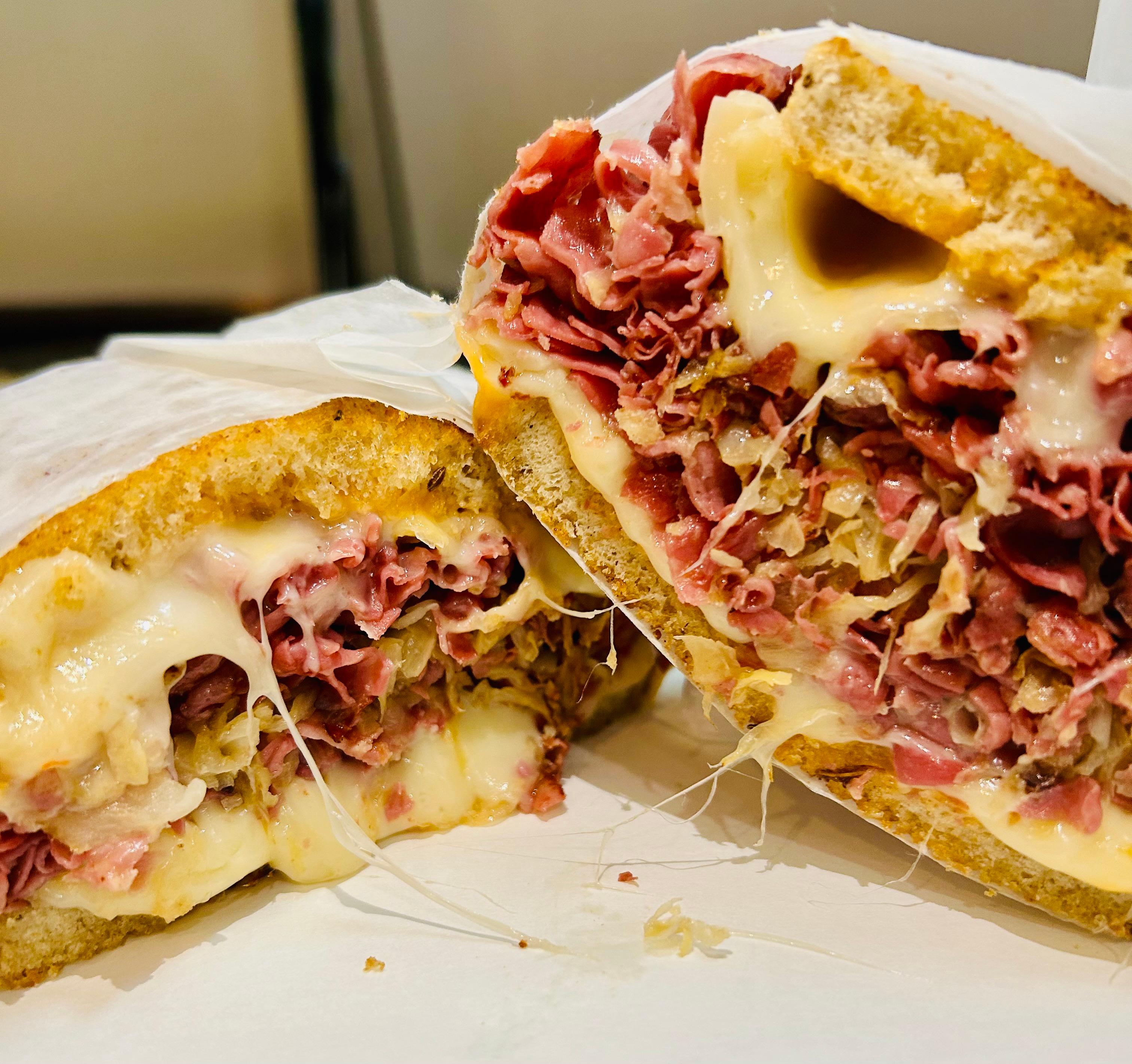 Reuben on Rye.