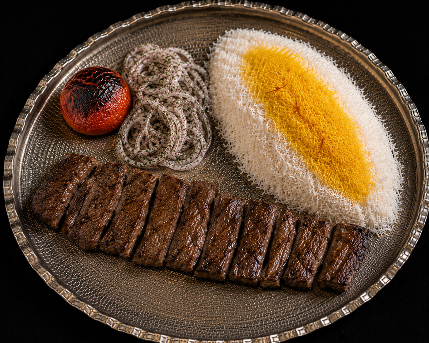 Beef Kabab (کباب چنجه).