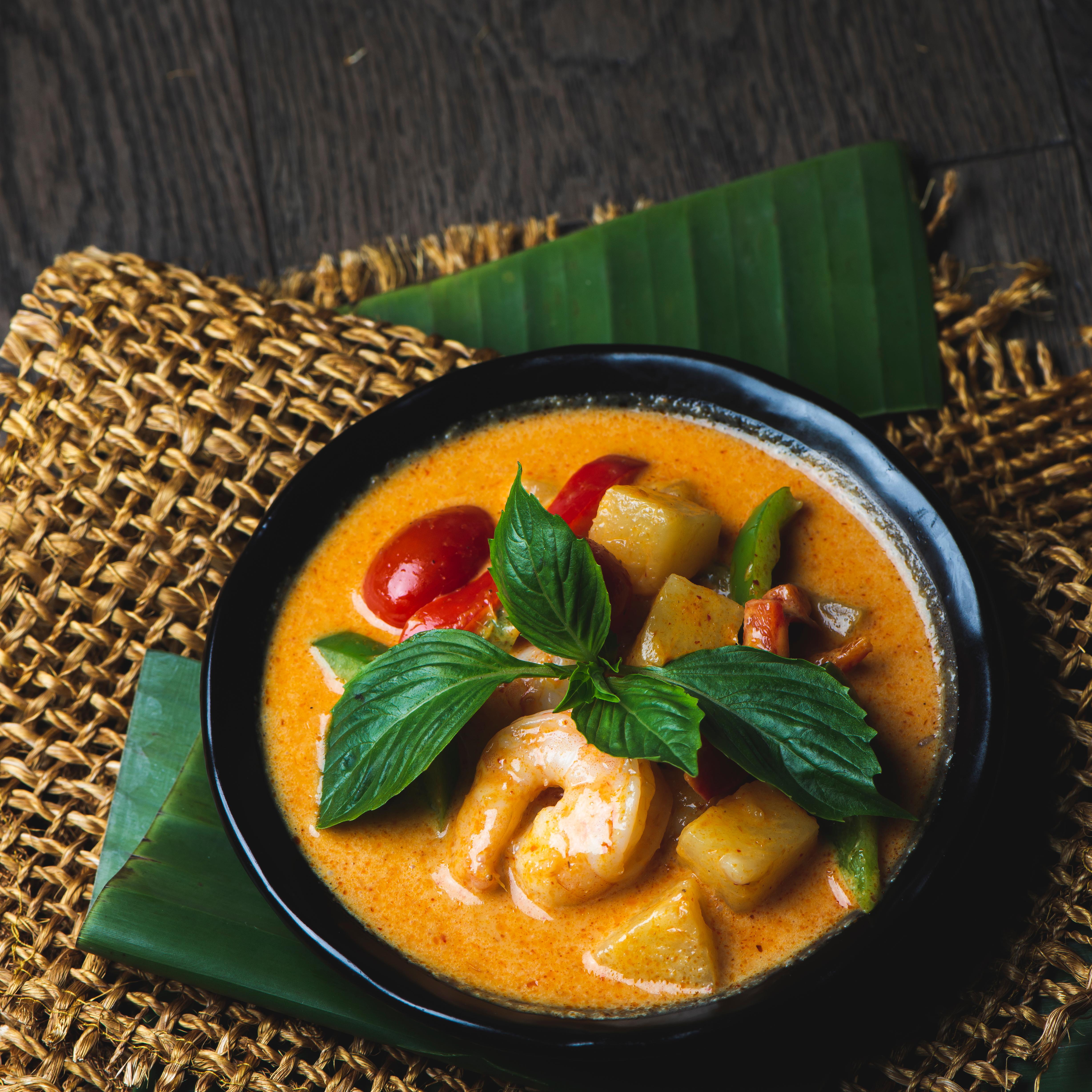 Pineapple Prawn Curry.