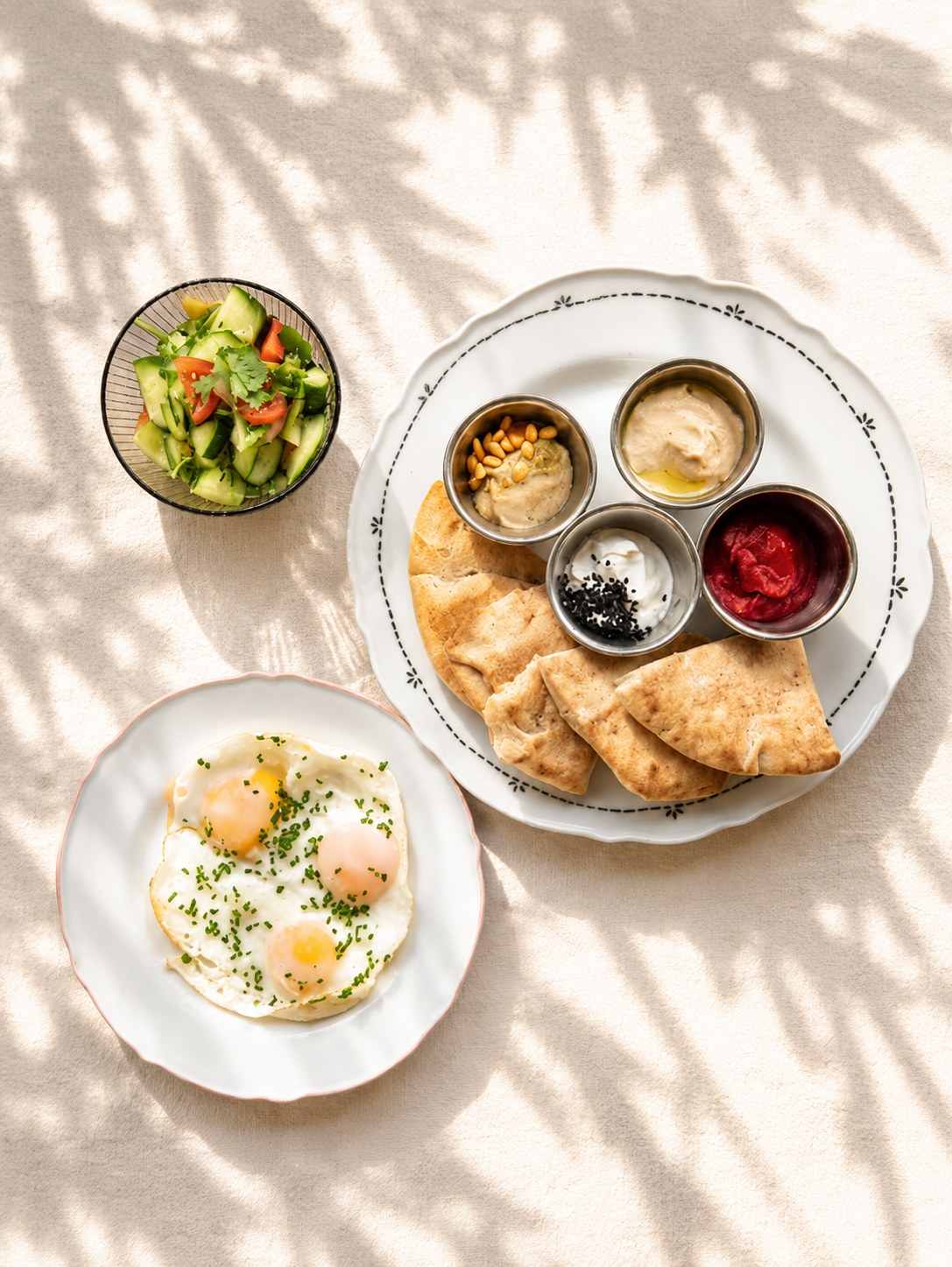 Israeli Breakfast.
