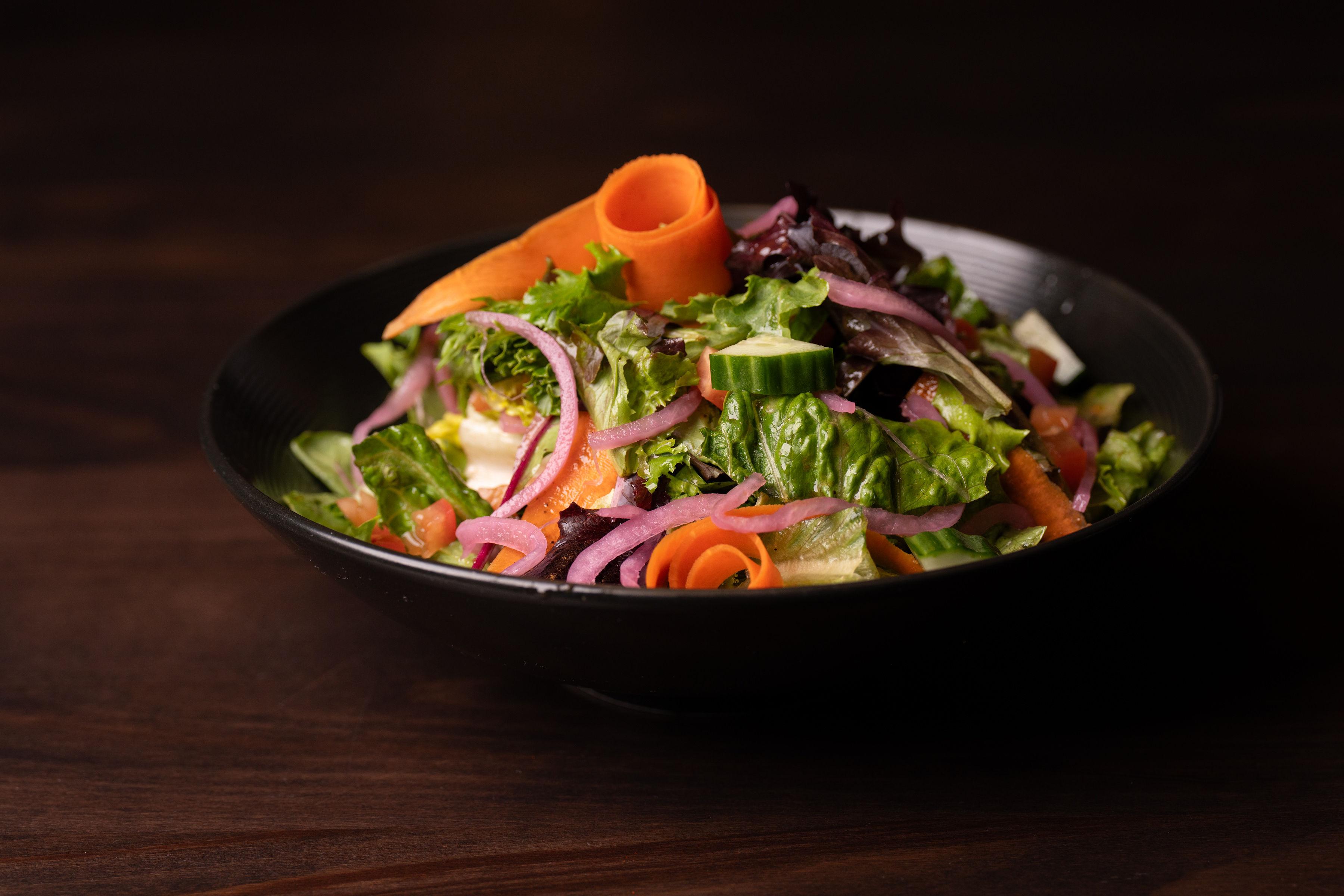 Side Maple Garden Salad.