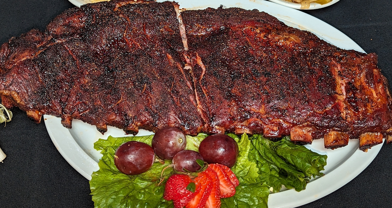 Full Slab Rib Dinner.