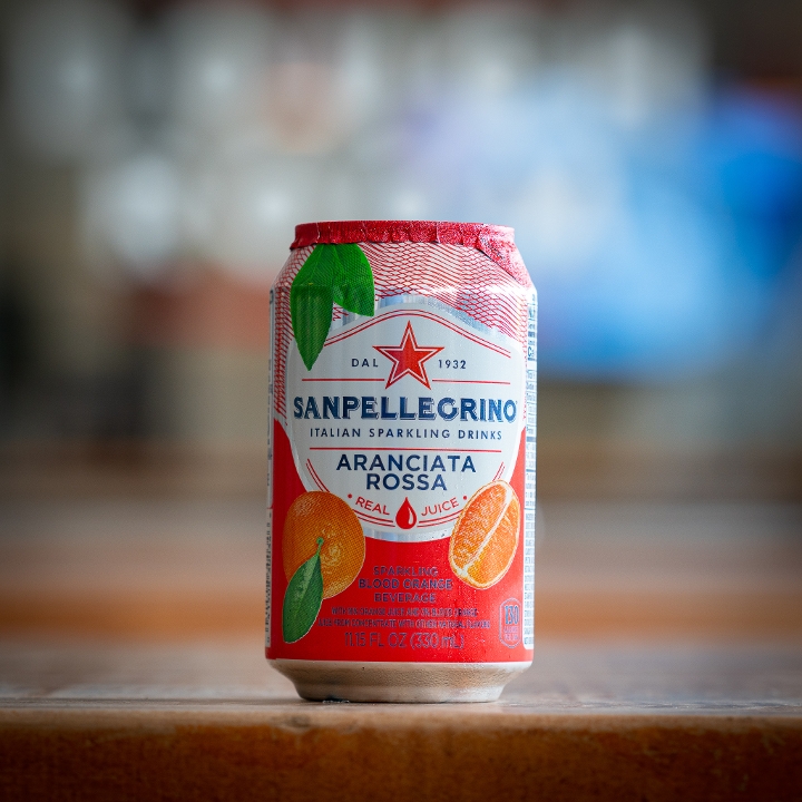 Pellegrino Blood Orange Can.