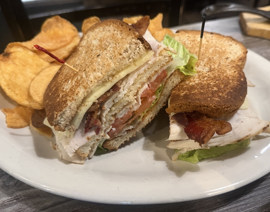 Turkey Club Sandwich.