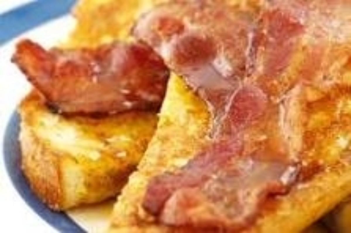 French Toast & Meat.