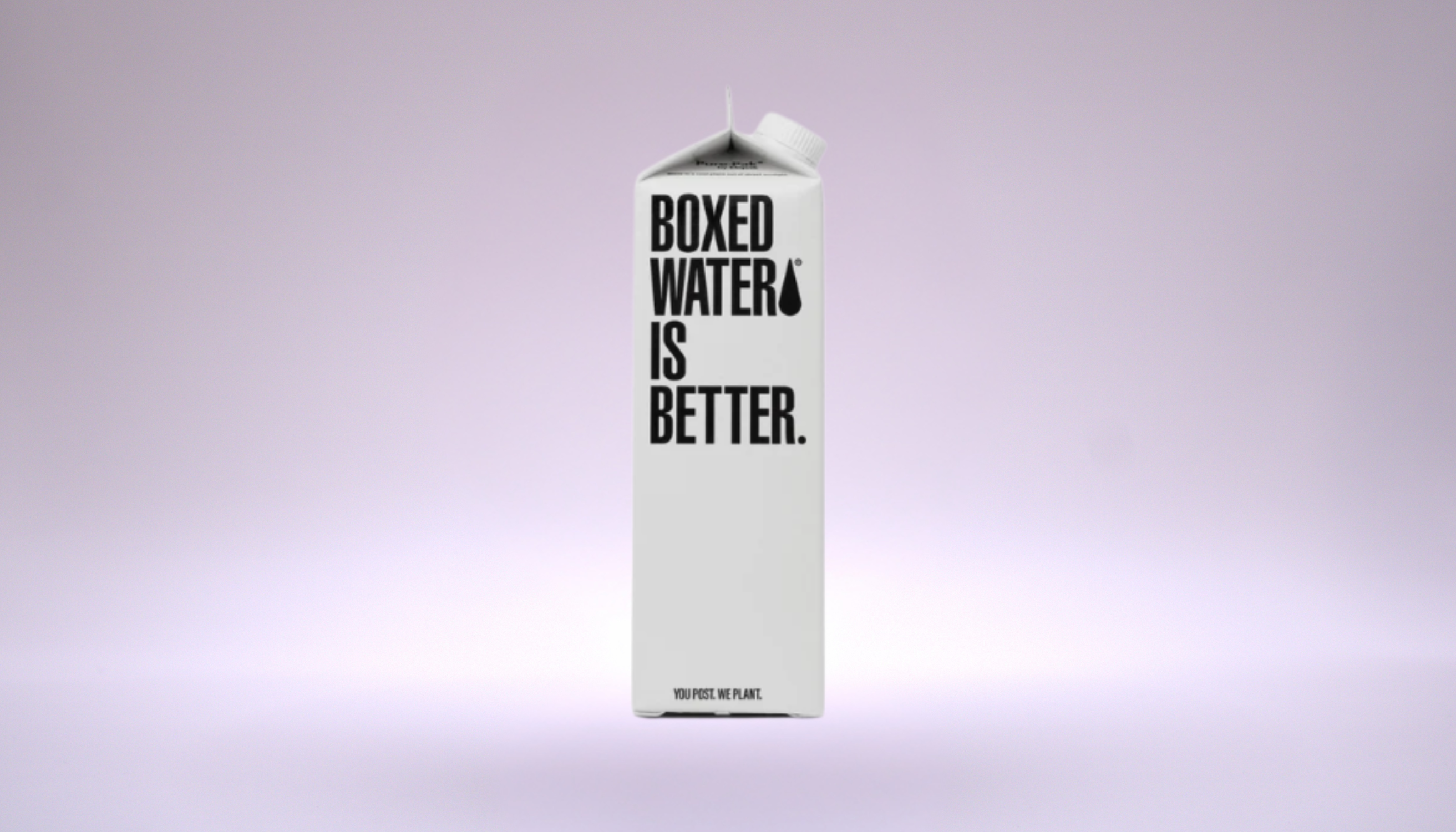 Box Water.