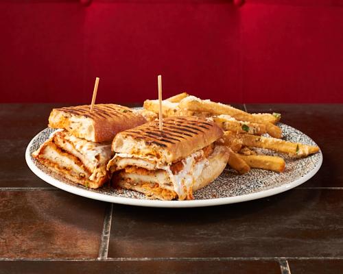 Chicken Parmigiana Panini.