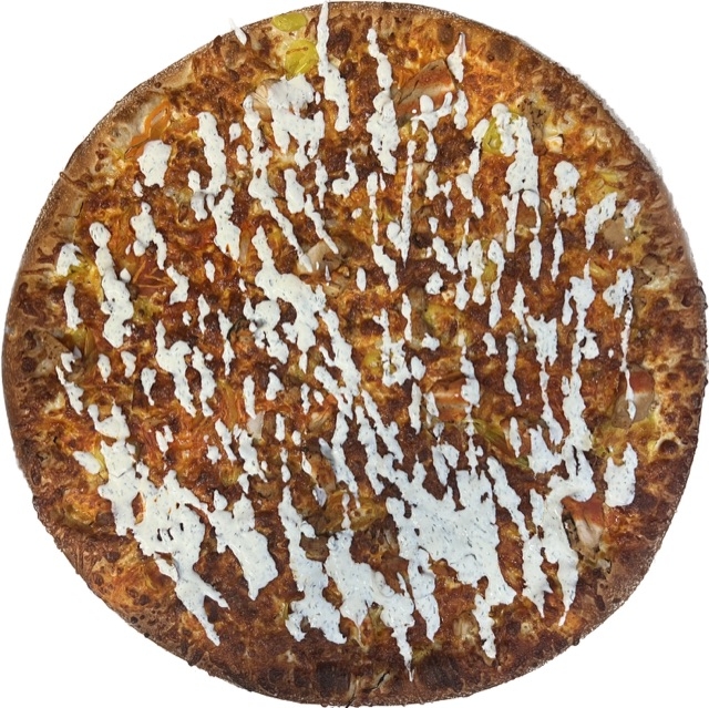 Sm 10" Buffalo Chicken Ranch.