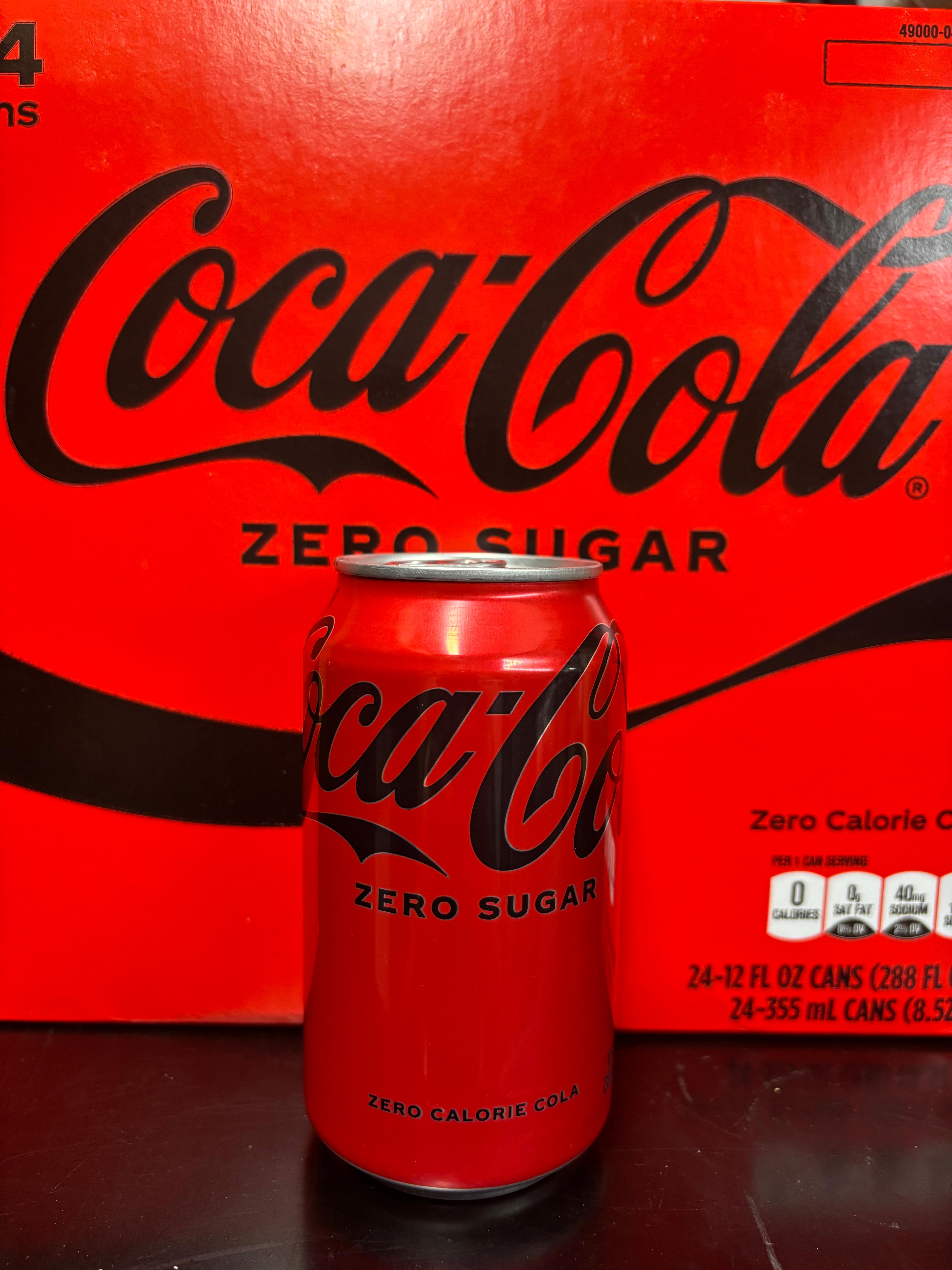 Coke Zero 12oz can.