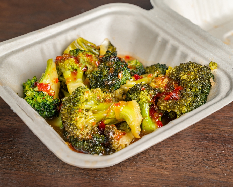 CHILI ROASTED GARLIC BROCCOLI - SIDE.