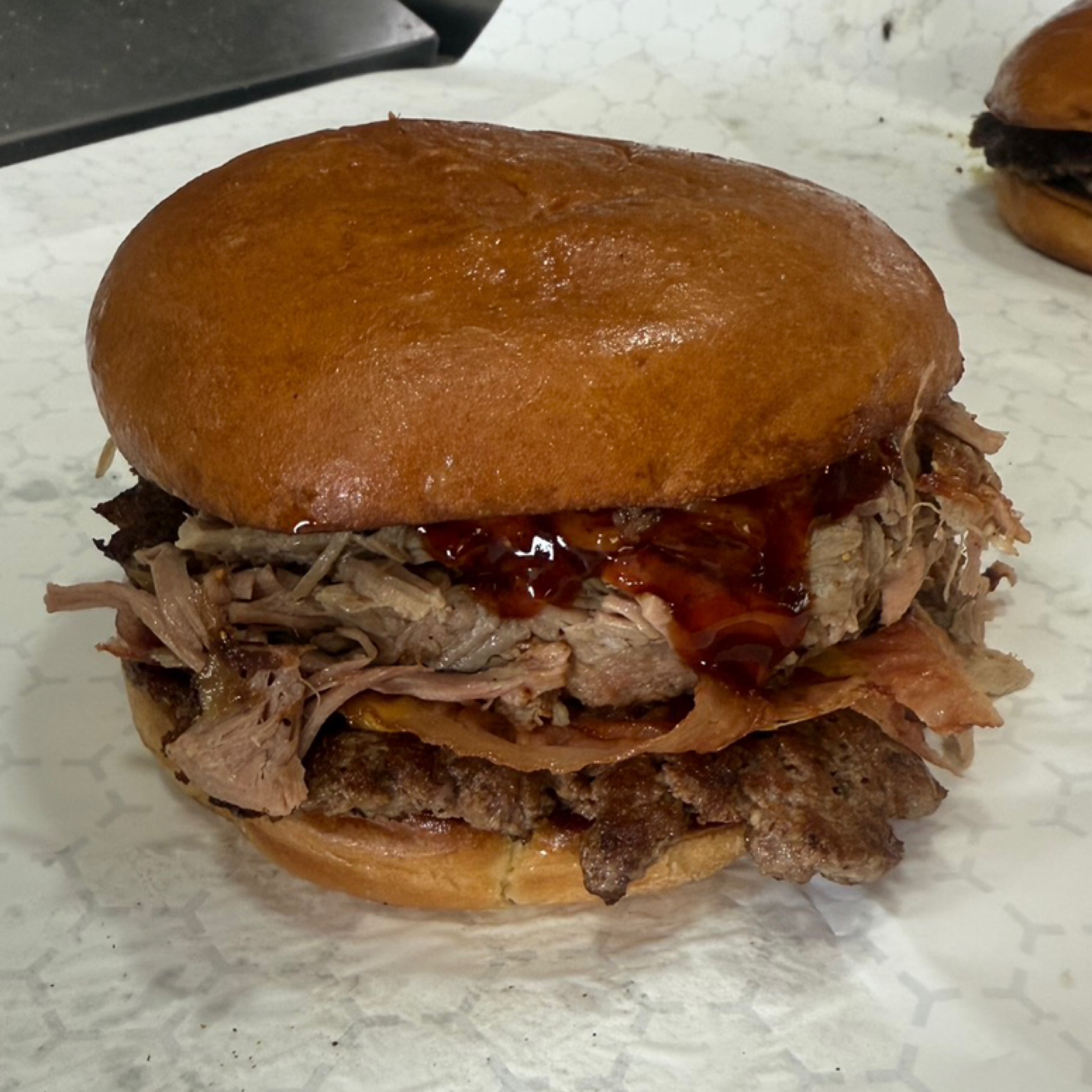Porker Burger.