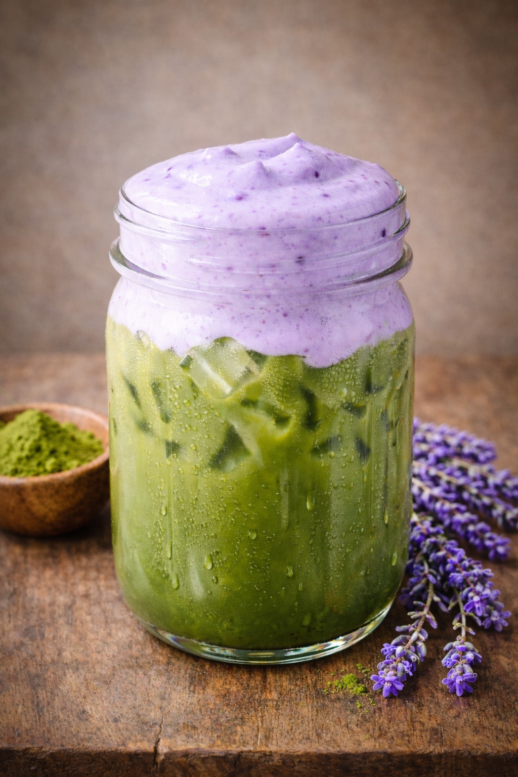 LAVENDER BLOOM MATCHA (ICED).