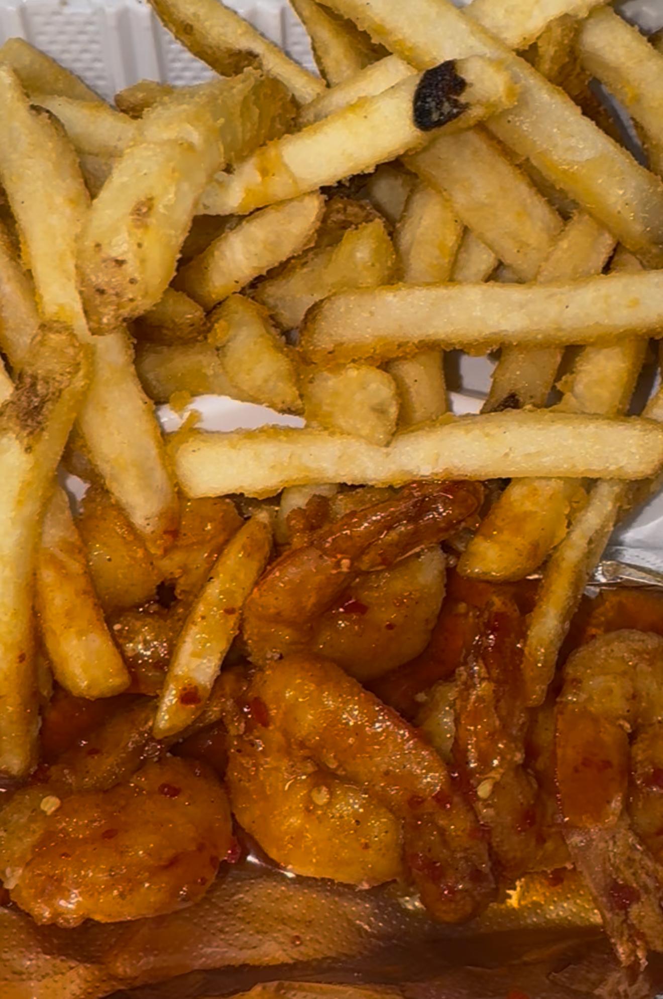 5pc Fried Shrimp w/ Fries.
