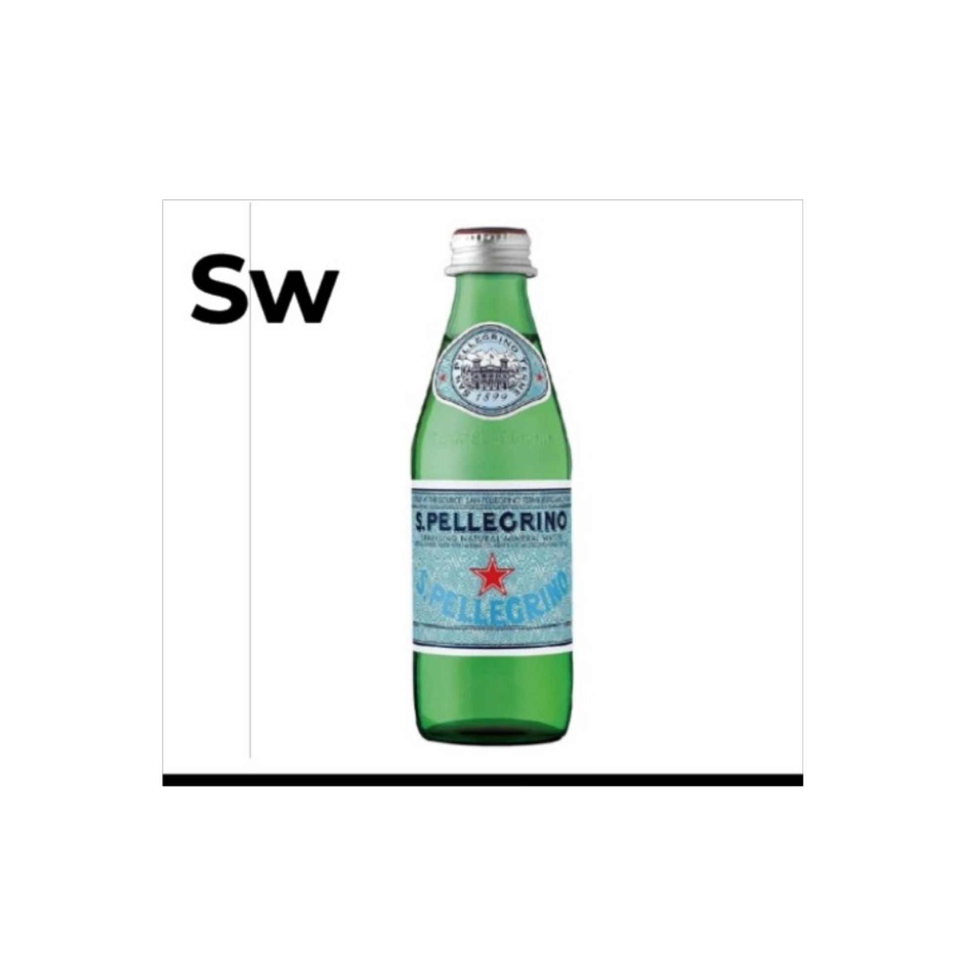 Sparkling Water.