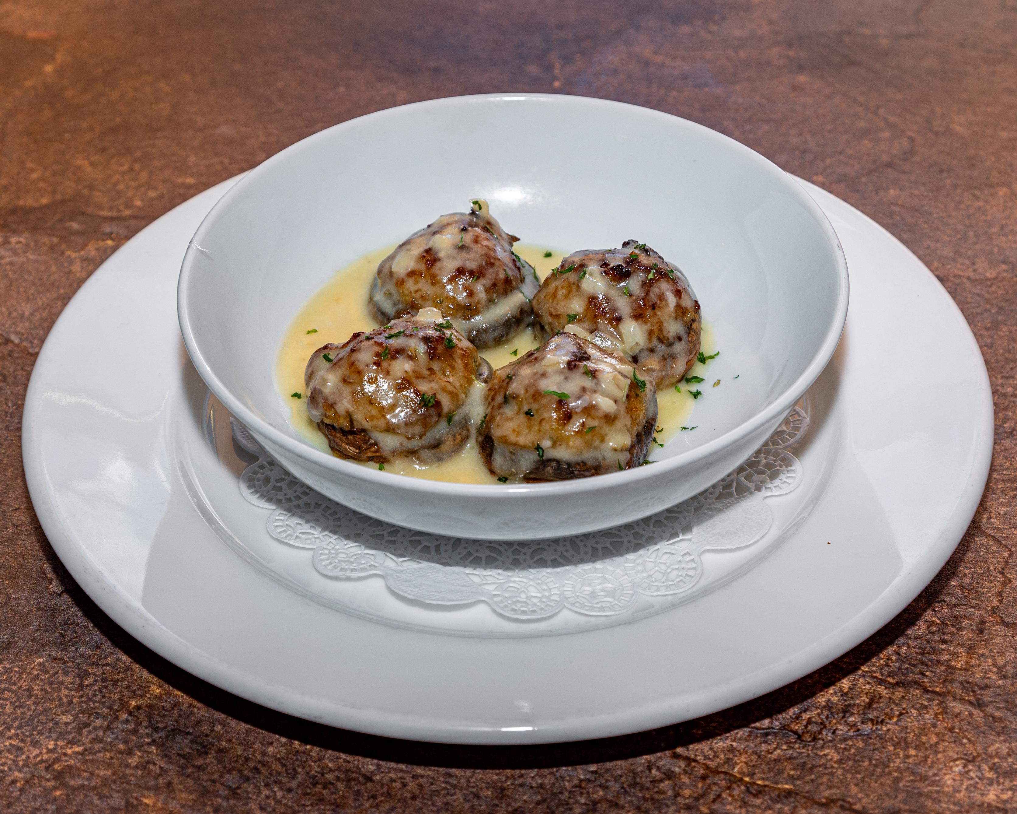 Crab Stuffed Mushrooms.