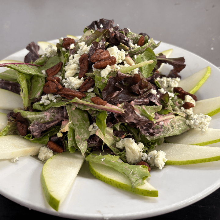 Pear & Gorgonzola Salad.