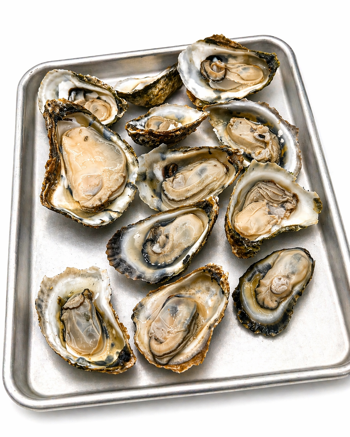 12 Oysters Shucked.