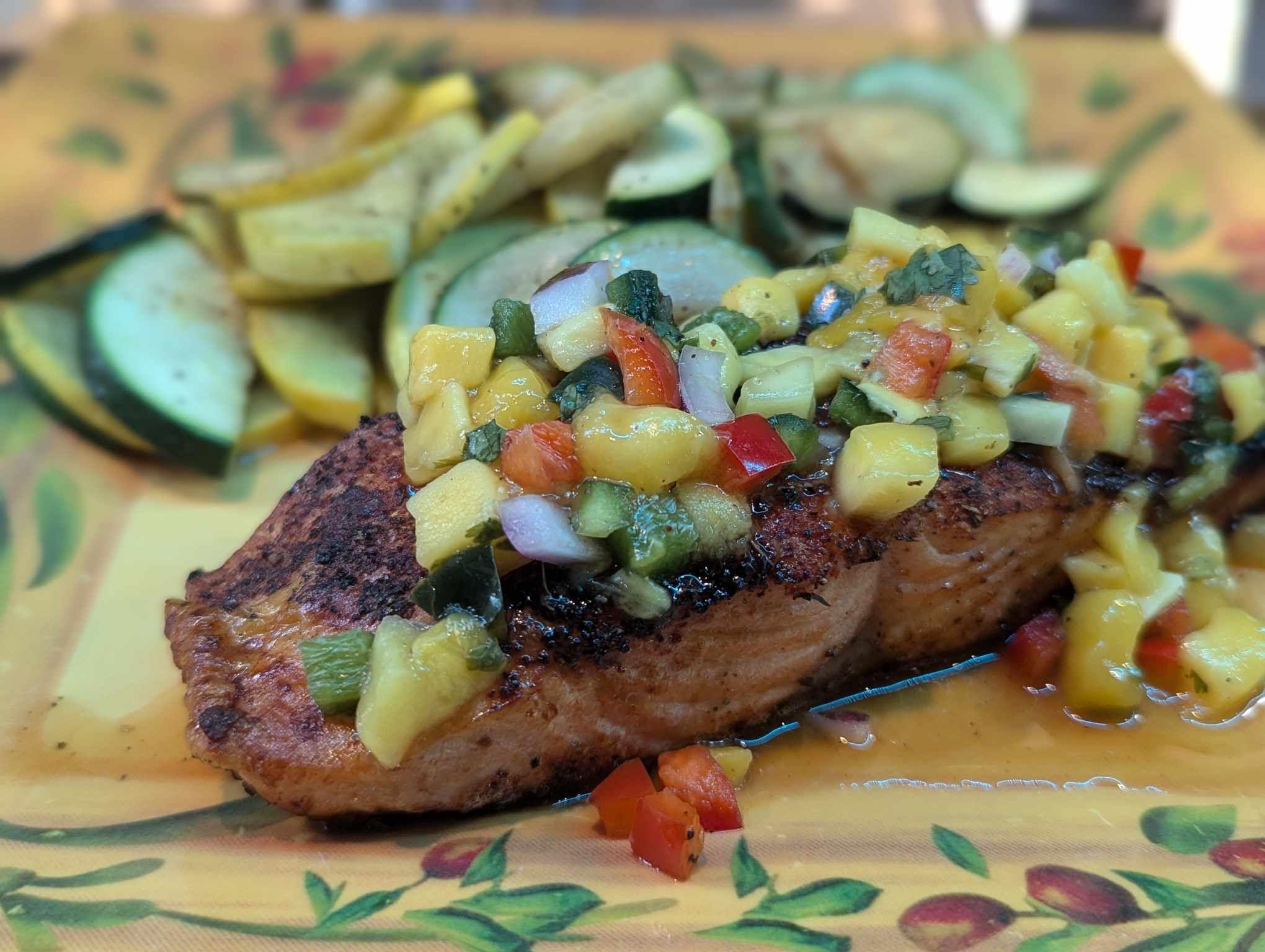 Blackened Salmon (GF).