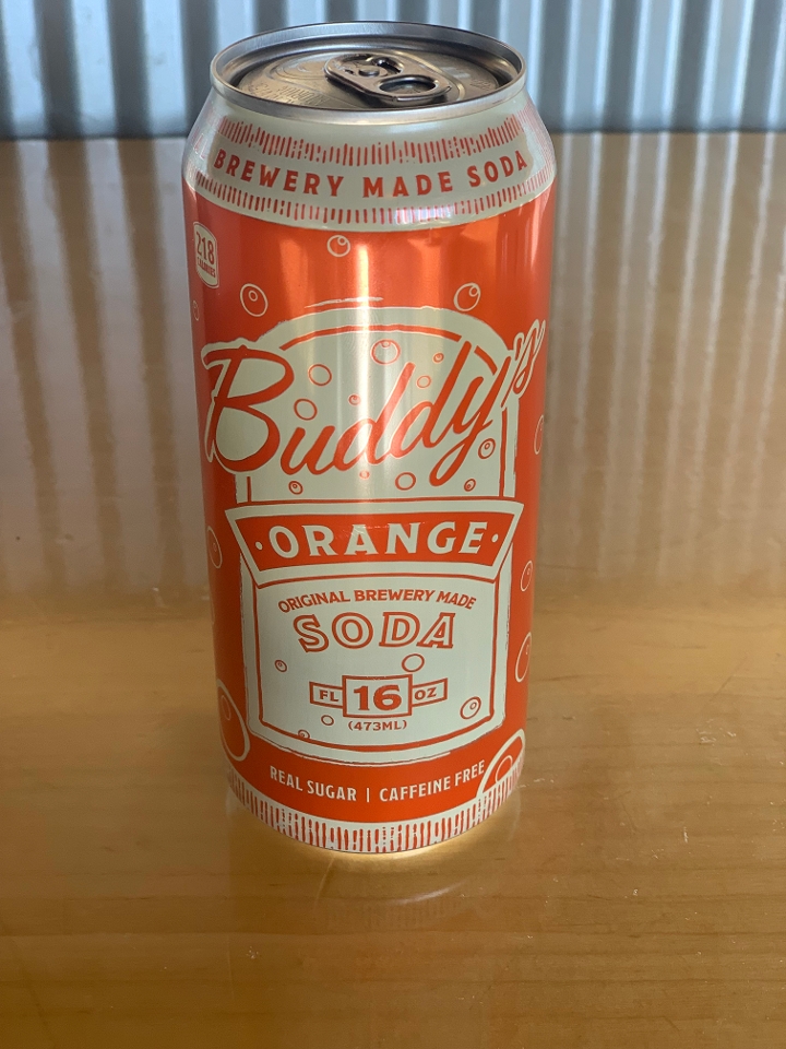 Buddy's Orange Soda.