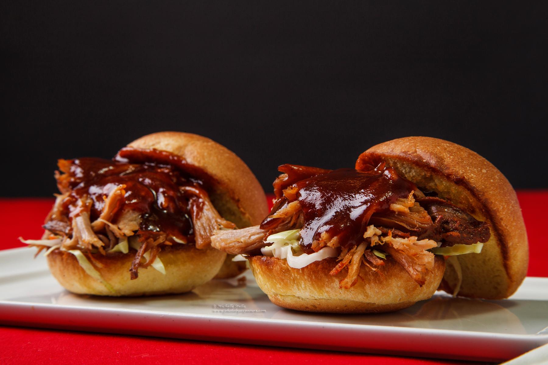 BBQ Pulled Pork Sliders*.