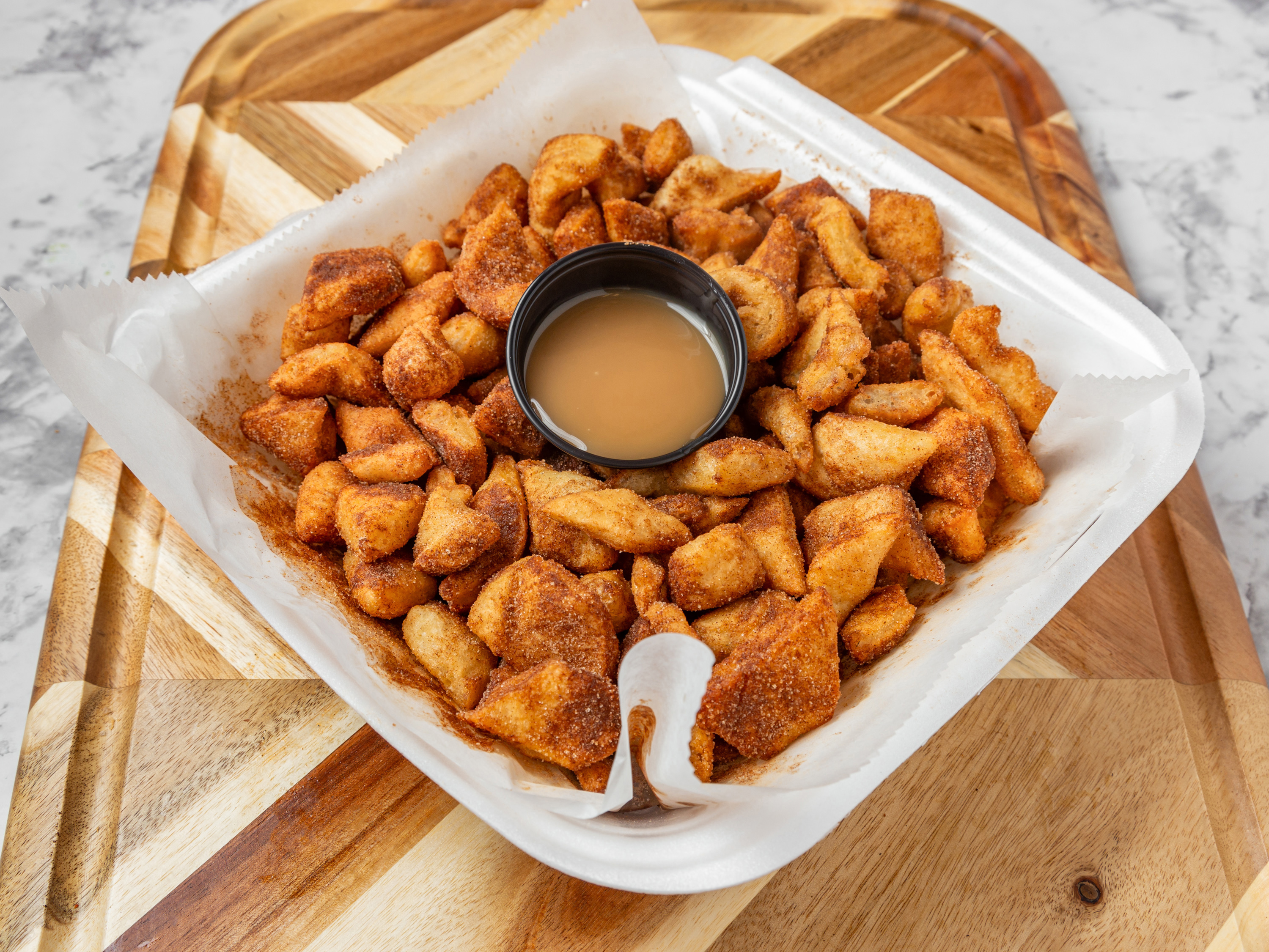 Italian Cinnamon Sugar Puffs.