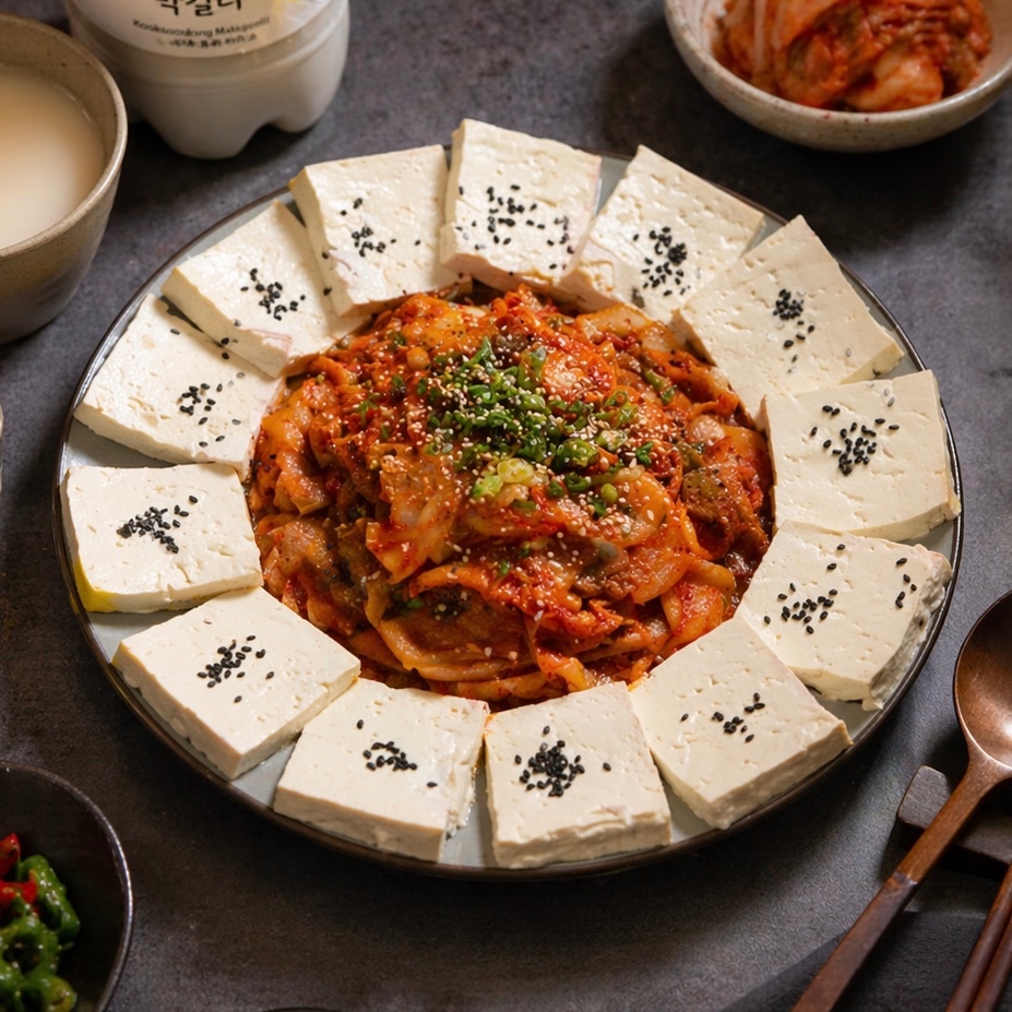 PORK TOFU KIMCHI 제육 두부 김치.