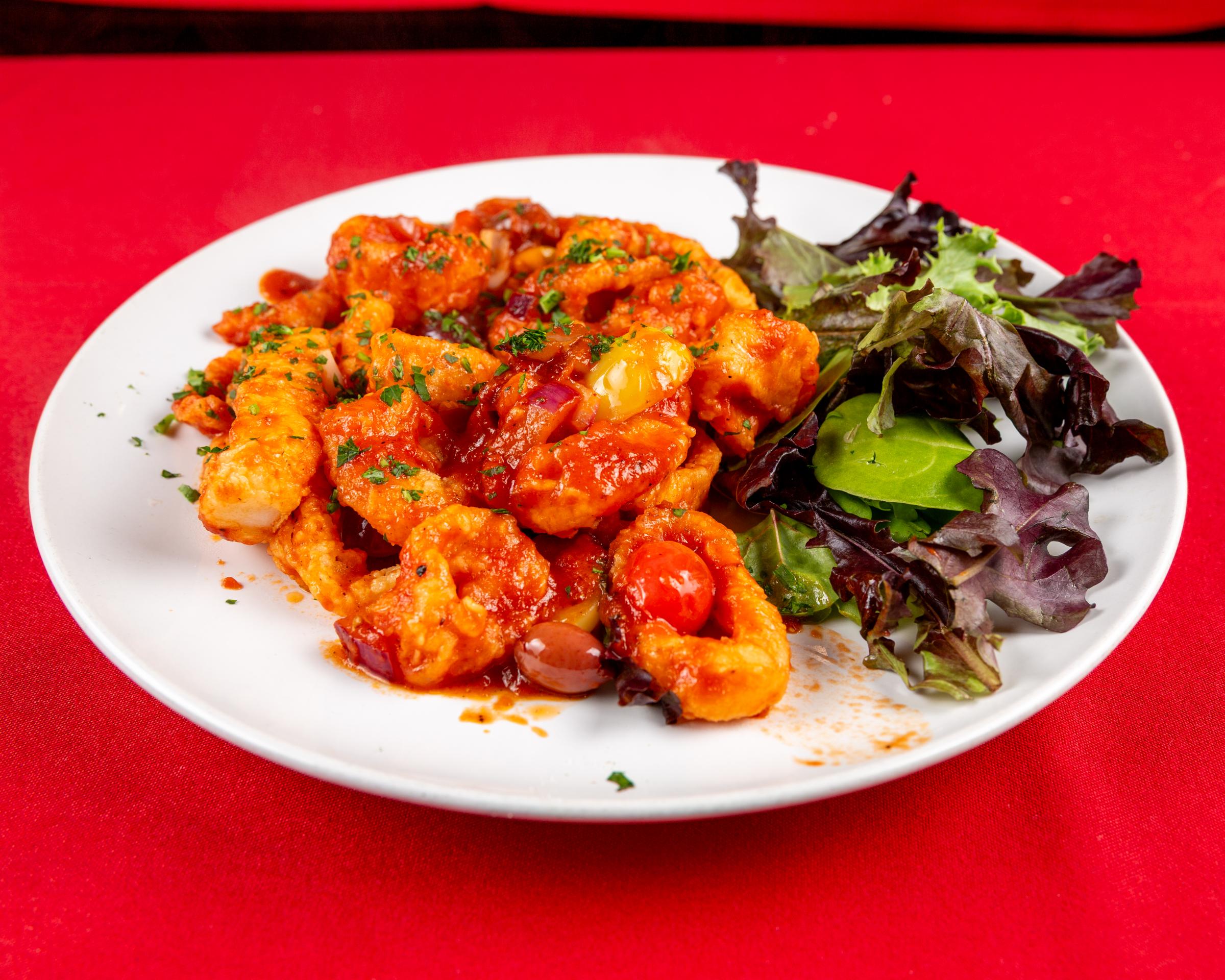 Calamari Napoli.