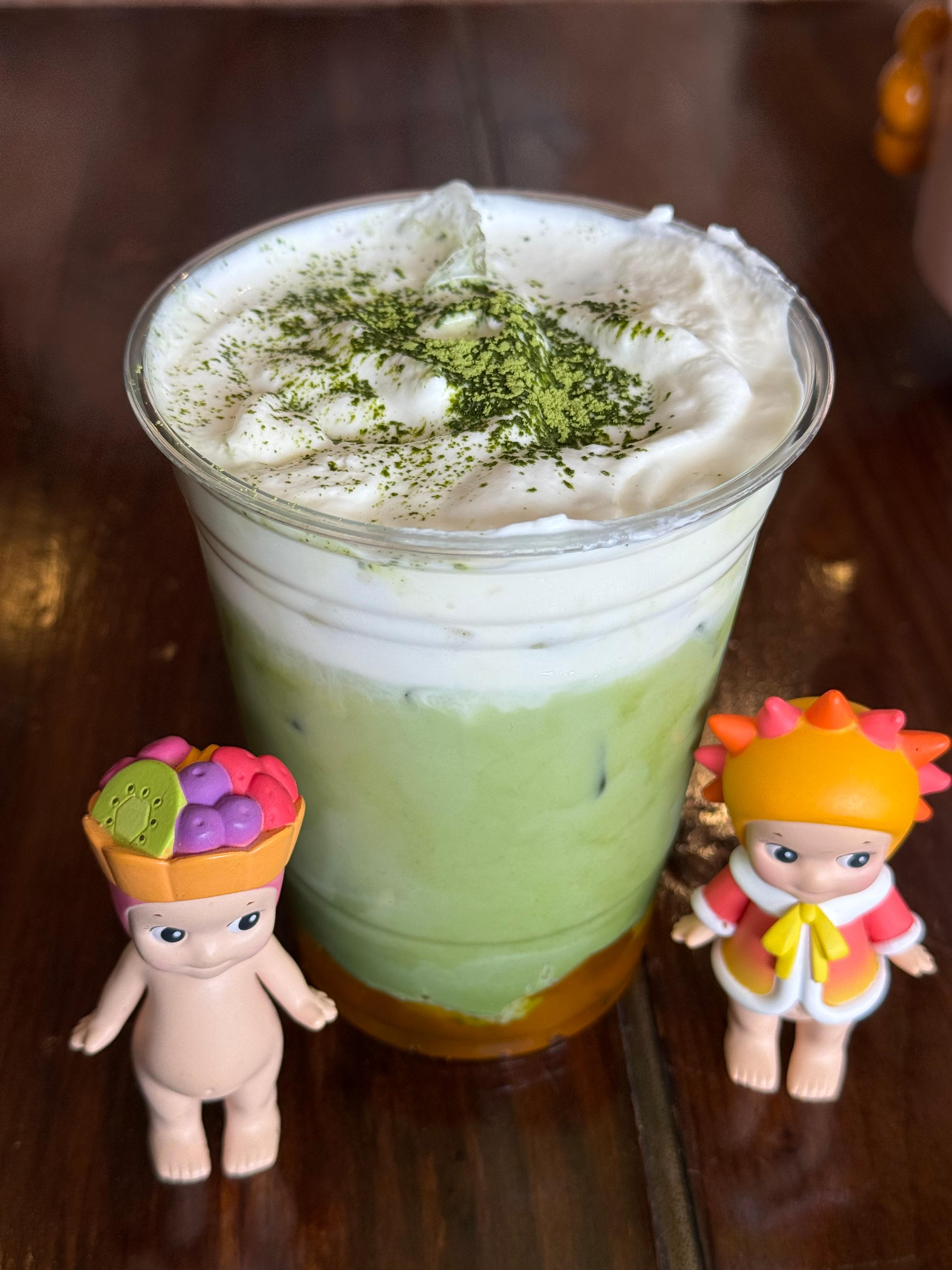 MANGO CREAM MATCHA.