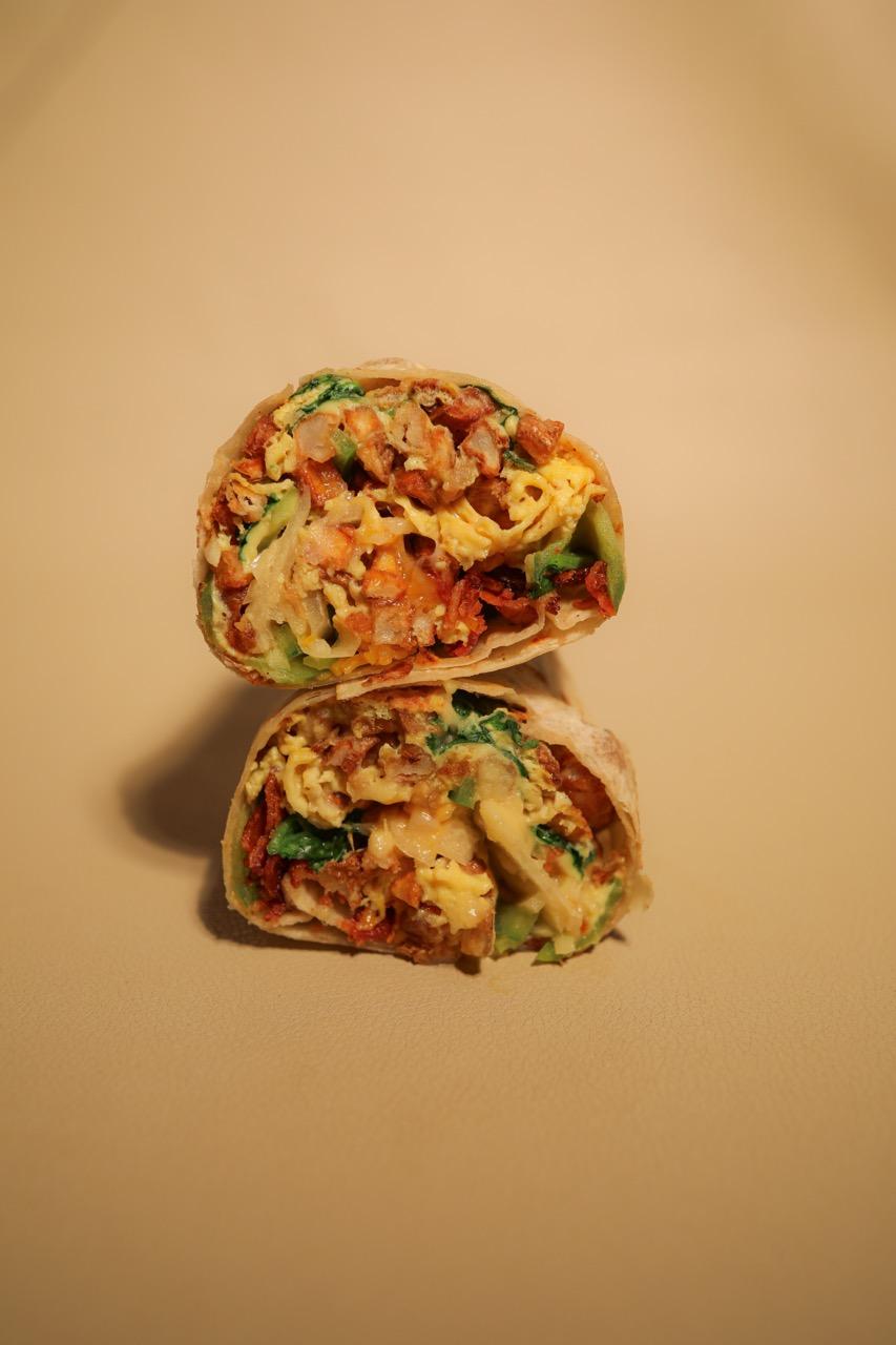 Sweet & Saby's Breakfast Burrito.