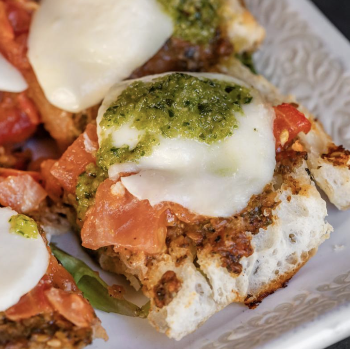 Toasted Tuscan Bruschetta.