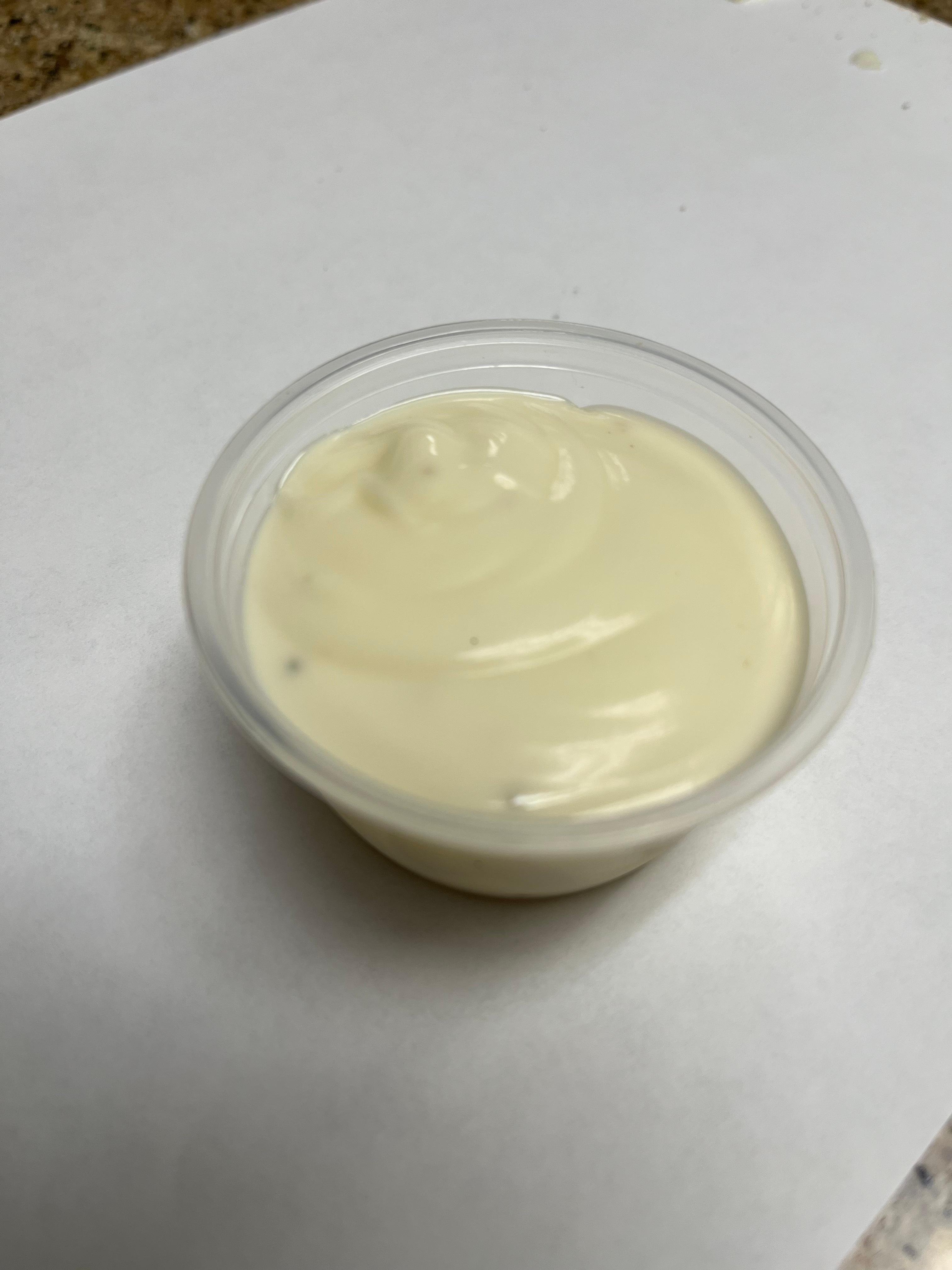 Side of Homemade Ranch Dressing.