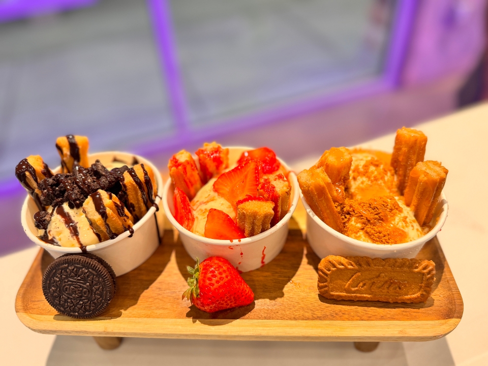 B & B Churro Sundae.