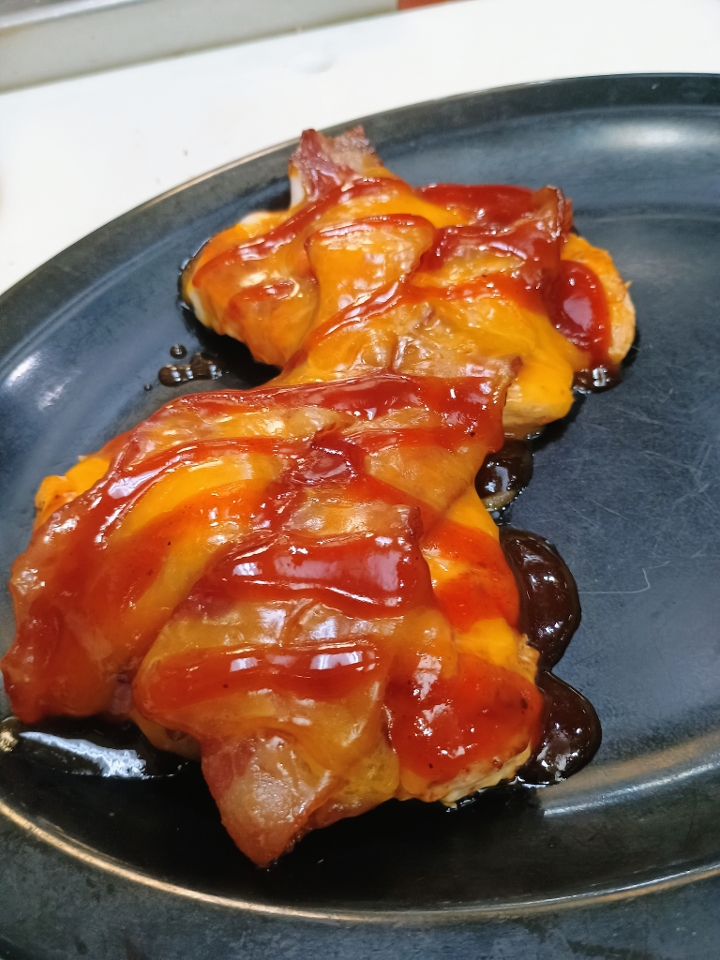 Bourbon Chicken Dinner.