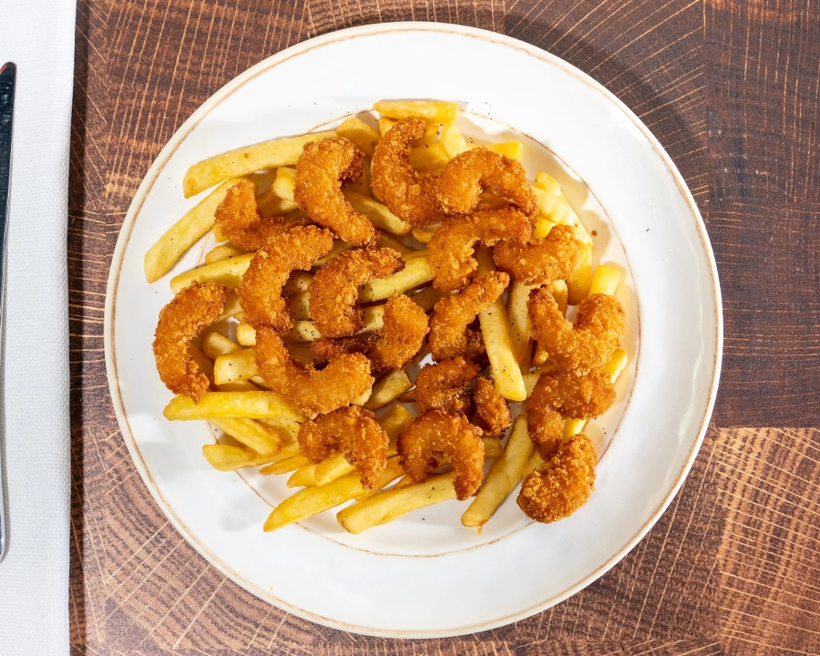 #10 - Shrimp Basket Special.