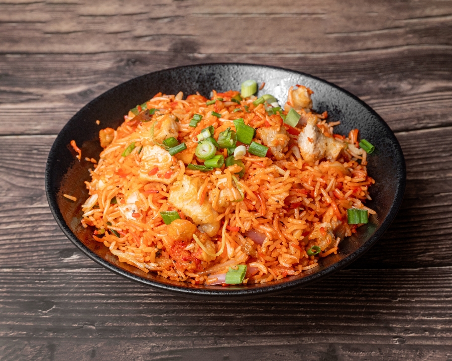 Szechuan Chicken Fried Rice.