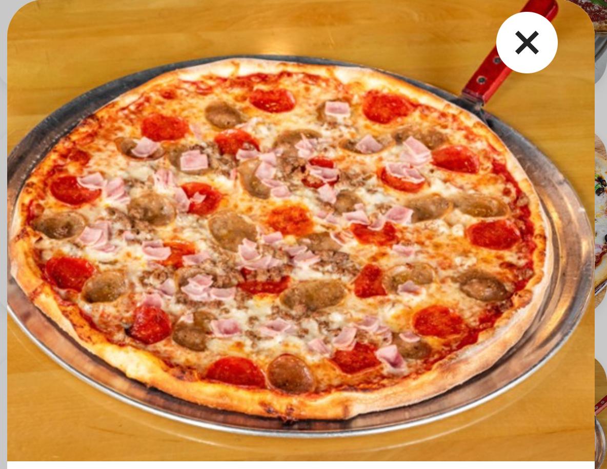 Large 16" Meat Lovers Pizza.