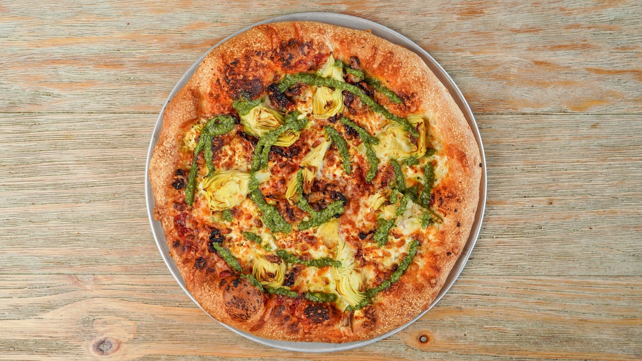 Pizza Artichoke Supreme.