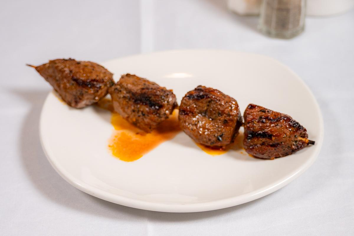 A la Carte Grilled Lamb Skewer.