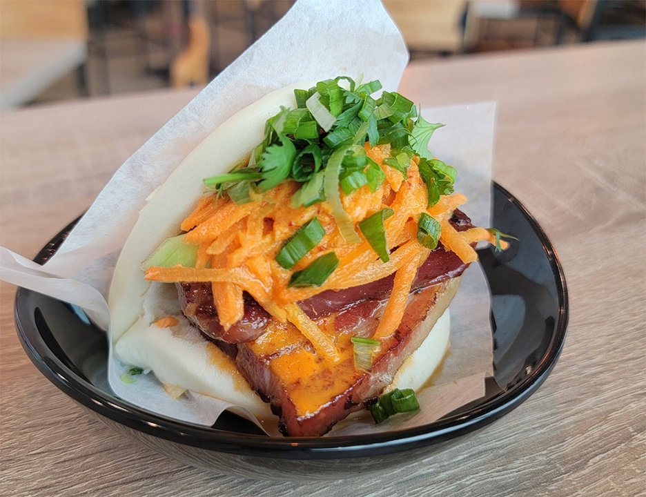 Smoked Pork Belly Bun.