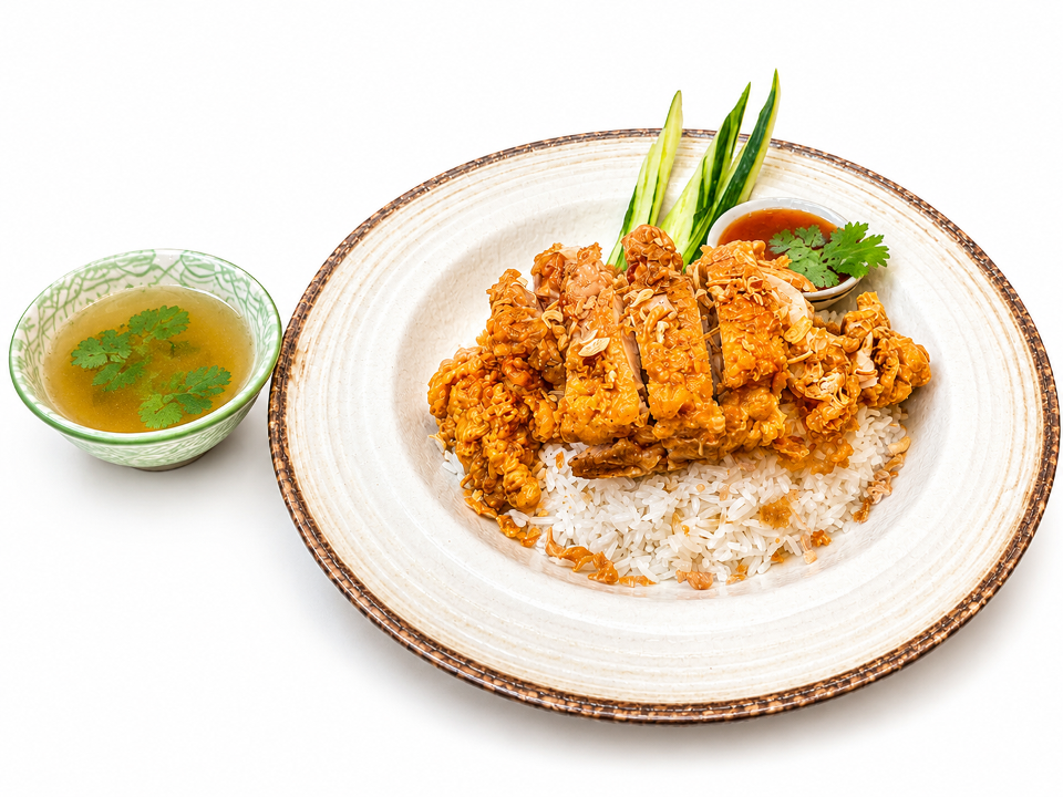 JAI DEE CRISPY CHICKEN RICE.