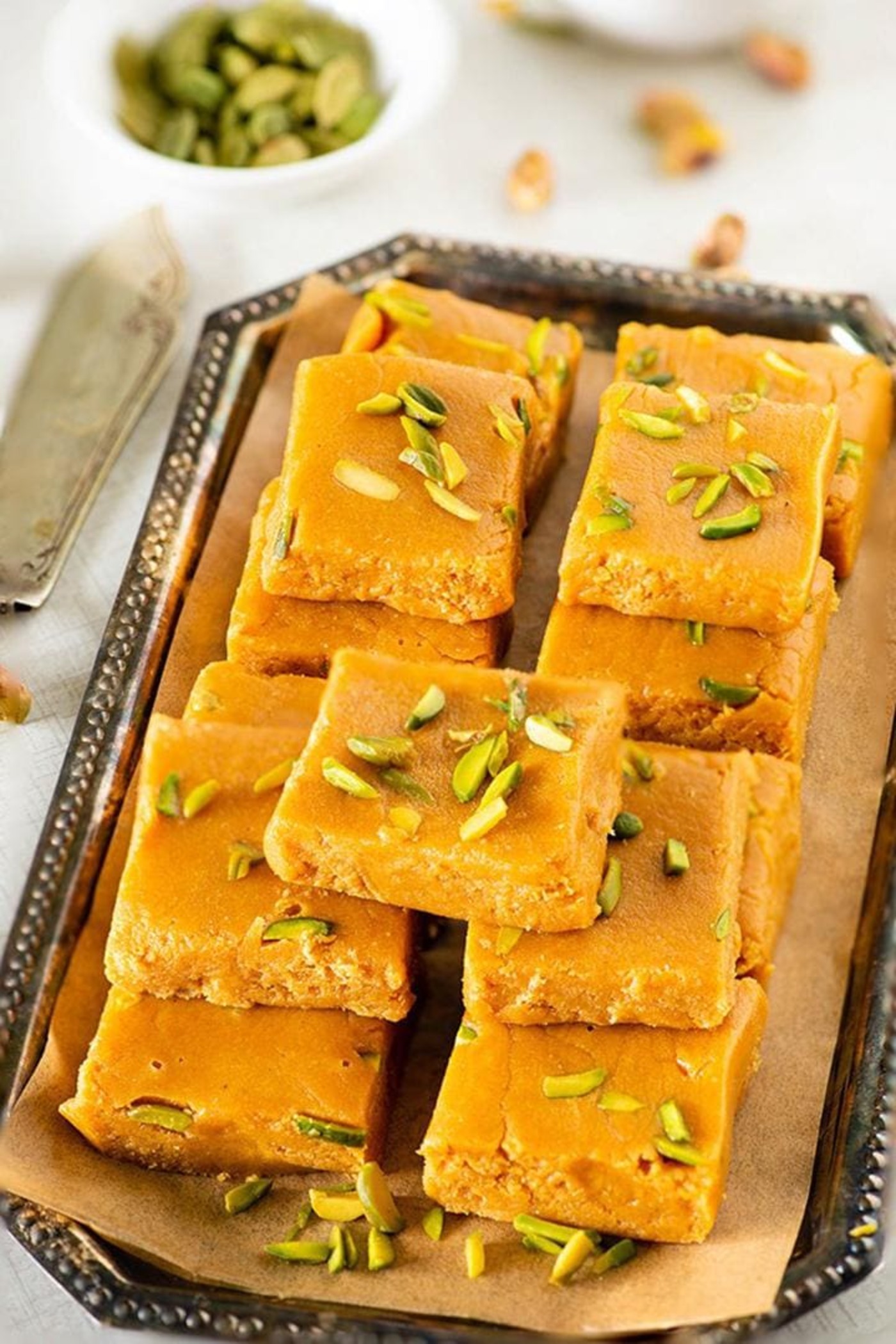 Besan Burfi 1 LB * Chickpea  *.