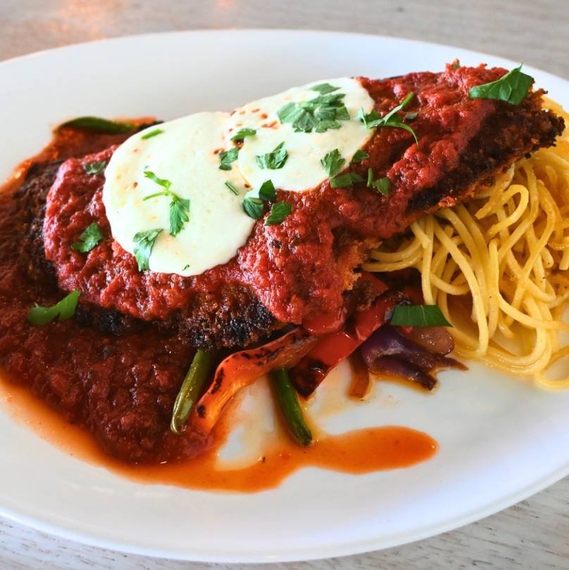 Chicken Parmigiana.