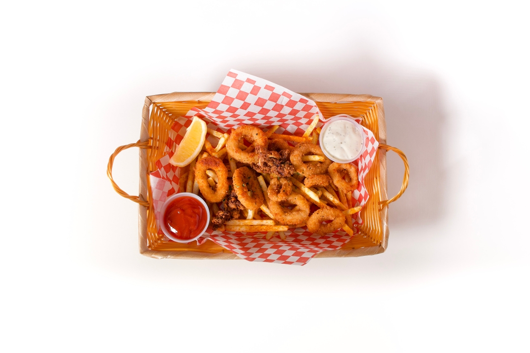 Fried Calamari Basket.