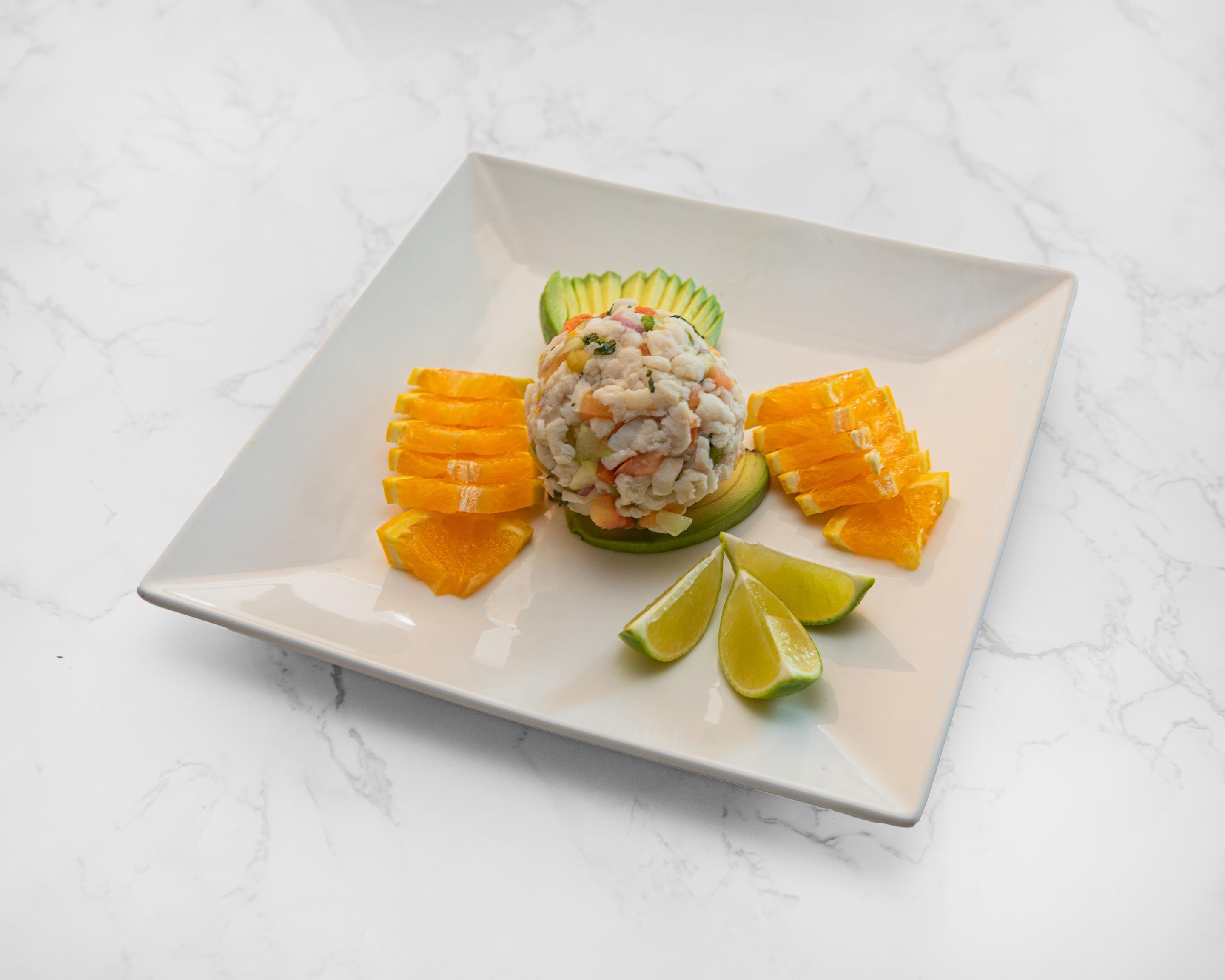 Ceviche Avocado Shell.