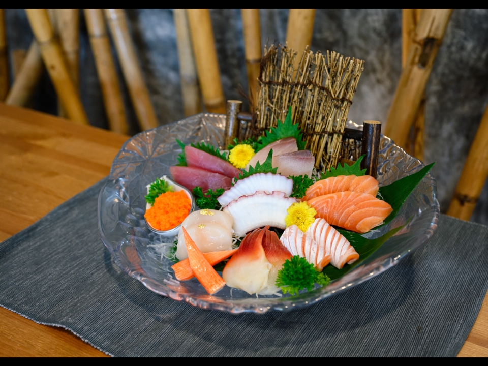 Assorted Sashimi.