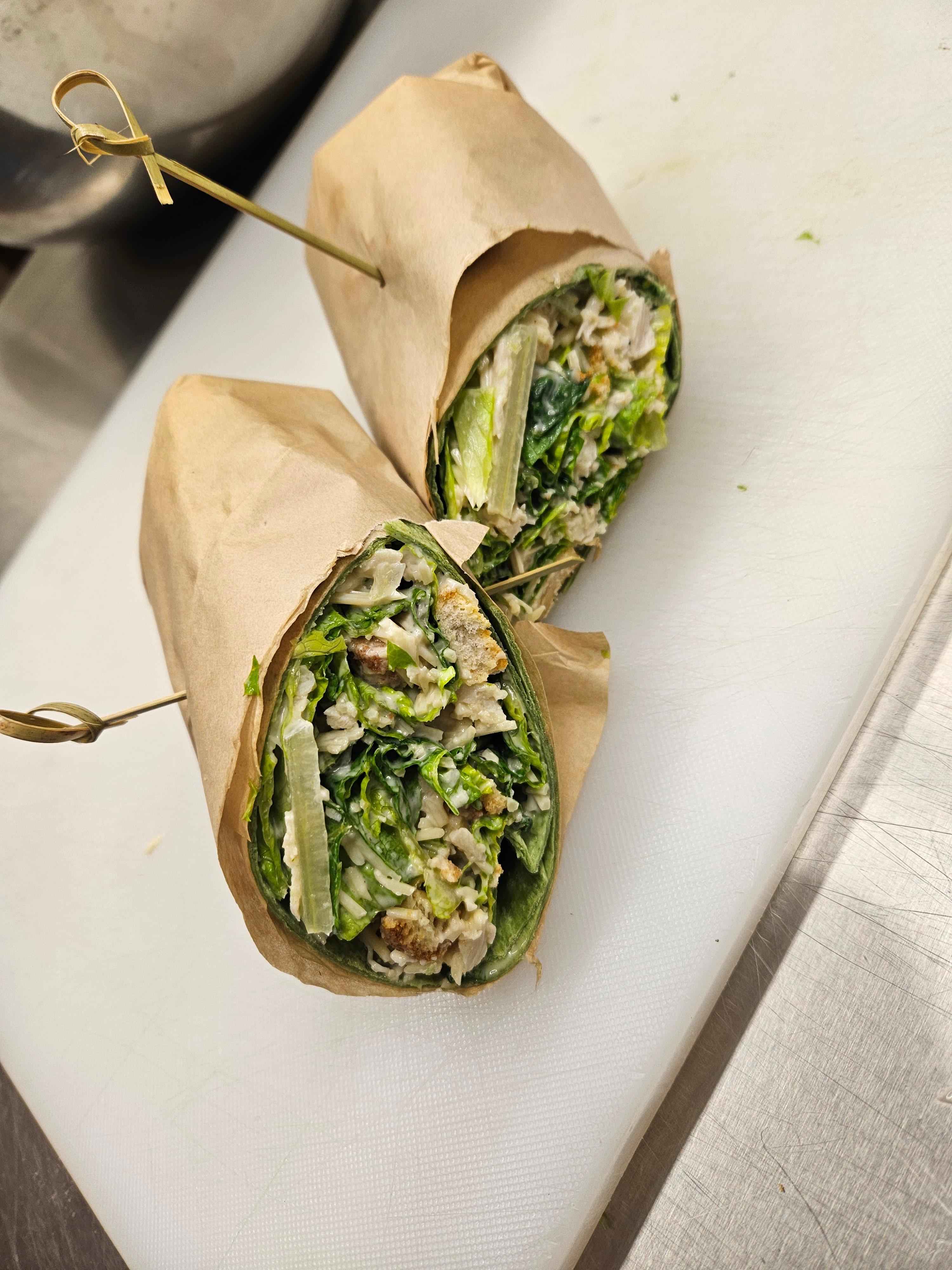 Chicken Caesar Wrap.